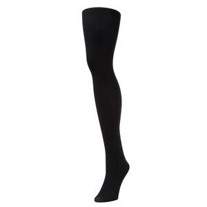 Black Cotton Blend Tights Ladies MEDIUM B.ella Erika Opaque Italian Hosiery NEW